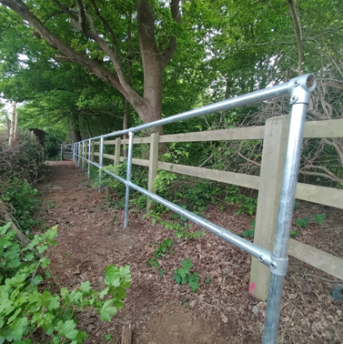 Galvanised Tube Railings